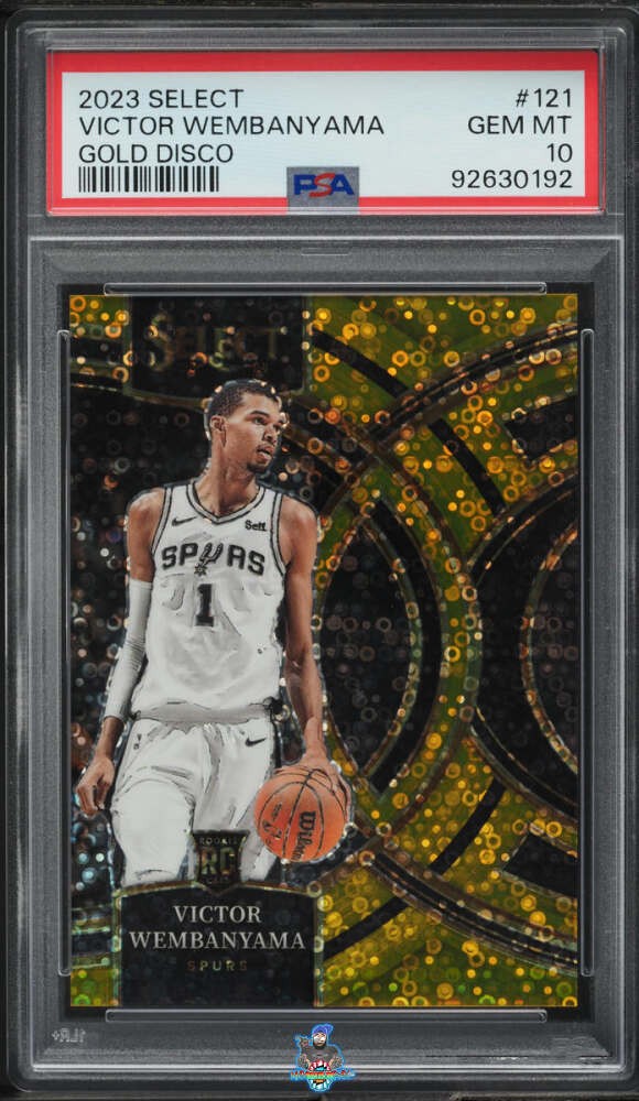 2023 Victor Wembanyama PSA 10 Select Gold Disco #121 4/10