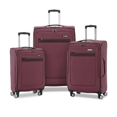 MAUVE HAZE - SAMSONITE ASCELLA 3.0 SOFTIDE EXPANDABLE 3 PIECE SET (20/25/28)