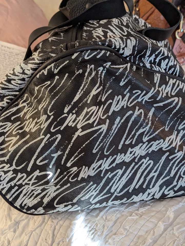 Adidas Originals Crazy Capsule Collection Limited 1/100 Leather Duffle Bag-Rare - Image 3 of 4