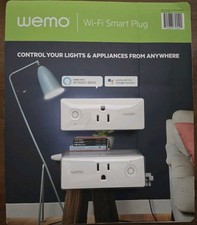 Wemo WiFi Smart Plug 2 Pack White 1068540 App...