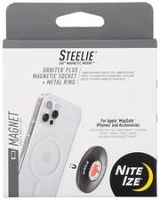 Nite Ize Steelie 360  Magnetic Mount Orbiter Plus Magnetic Socket  Metal Ring