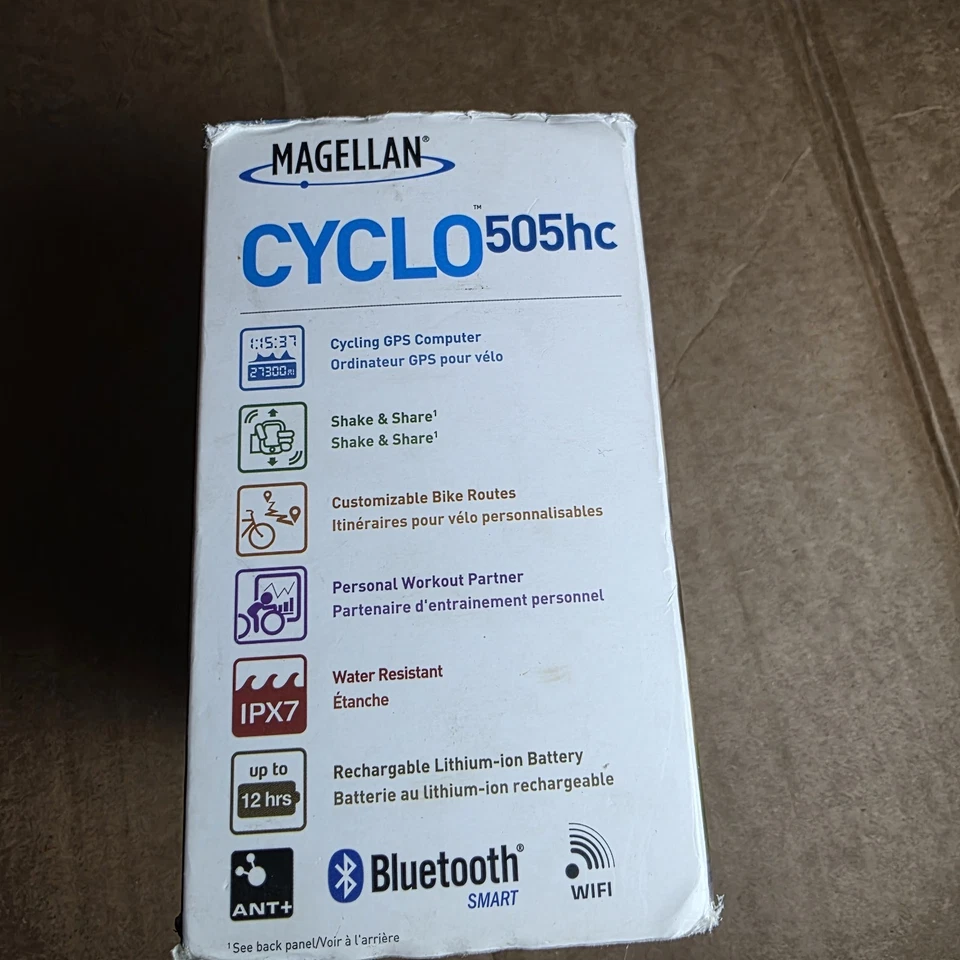 Magellan Cyclo 505hc Cycling GPS Computer Heart Rate & Cadence Sensors Sealed - Image 2 of 4