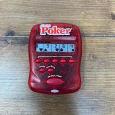 Radica Pocket Poker Electronic Handheld Game 2004 AA Battery - Tested/Works