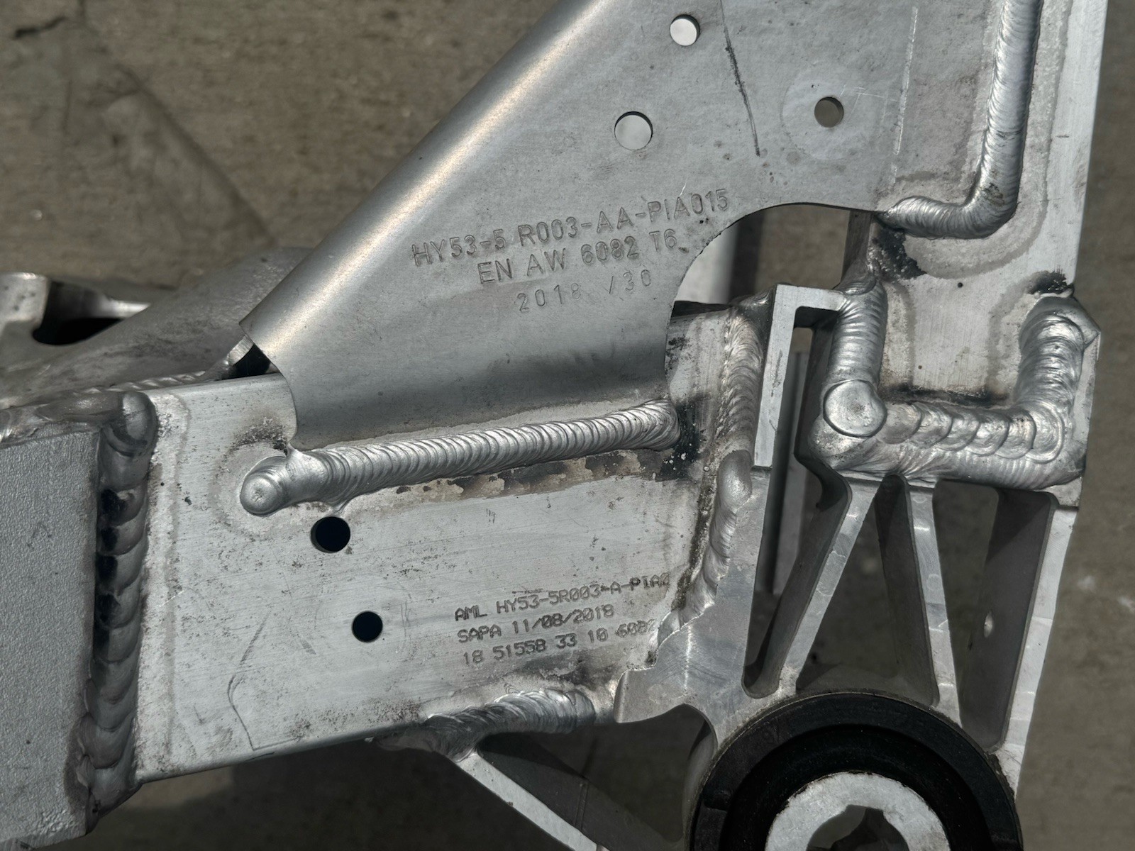 OEM Aston Martin DB11 Volante Rear Crossmember Subframe Cradle HY53-5R003-A