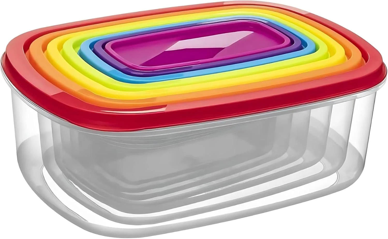 Best House Rectangle Food Storage Containers Air Tight BPA Free Plastic Food St