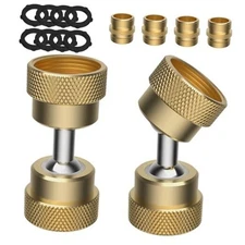 iFealClear Paquete de adaptadores de manguera de 3/4" GHT Female to Female 2