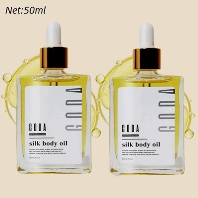 1~2Pack GODA Silk Body Oil Silk Body Oil Goda Perfume Oil Bath