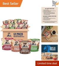Instant Oatmeal Cups Variety Pack 12 single-serve flavors quick breakfast