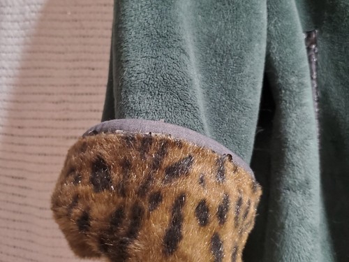 Faux Fur Women's 3X Green Winter Overcoat Dennis By Dennis Basso VIEW ALL PICS! - Picture 14 of 14