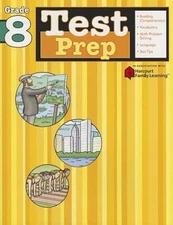 Test Prep: Grade 8 Flash Kids Harcourt Family Learning Paperback