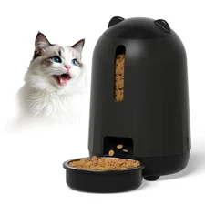 Automatic Cat Feeder, 3L Timed Cats Food Dispenser with Dual Power Supply, Au...