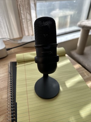 HyperX SoloCast Gaming Microphone, Stream, Game, Content Creating - USB & USB-C