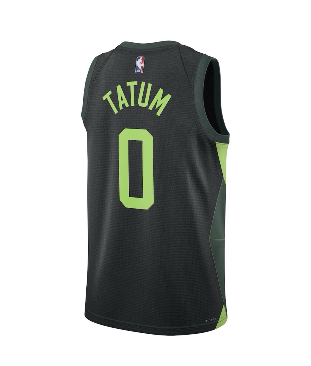 Nike Boston Celtics Jayson Tatum Men's Neon City Edition Swingman