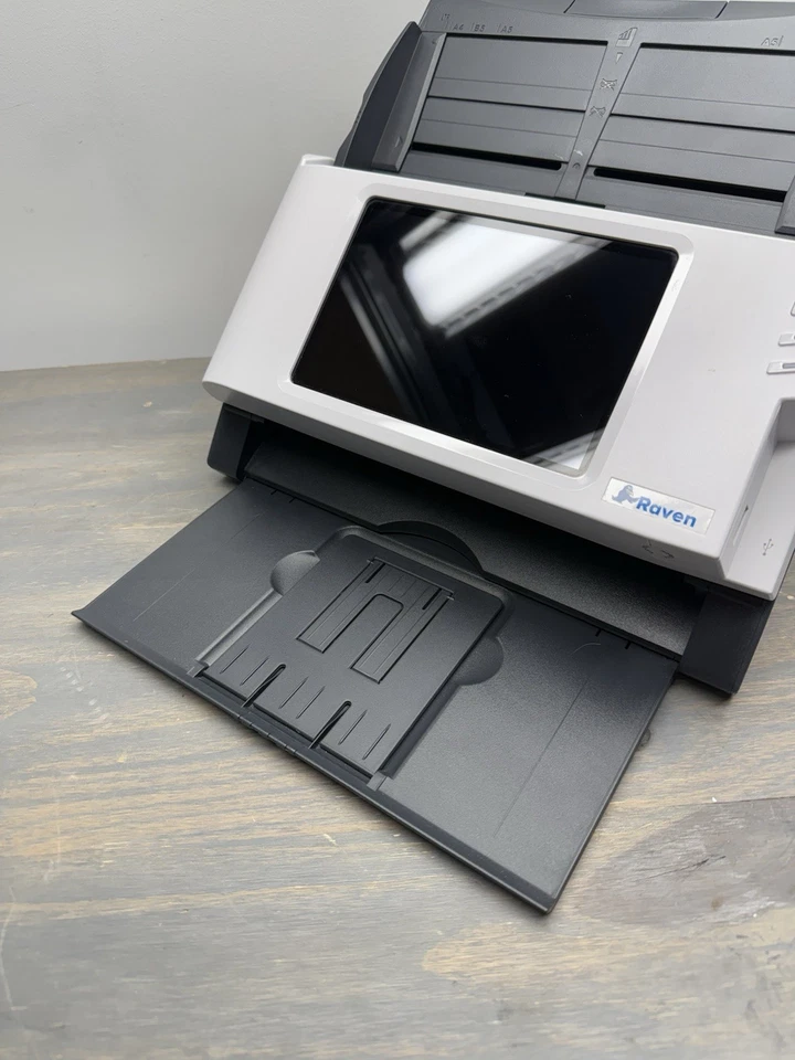 RAVEN Scanner ORIGINAL Document Scanner Touchscreen With Power Adapter Tested! - Image 2 of 4