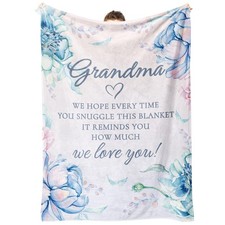 Gifts for Grandma Blanket, Grandma Birthday Gifts, Grandmother Gift from Gran...