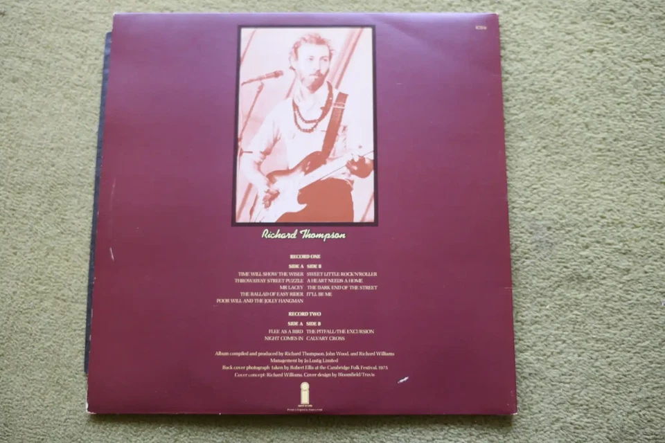 RICHARD THOMPSON – (GUITAR, VOCAL) 2LP – Nr MINT UK 1976 FAIRPORT CONVENTION - Image 3 of 3