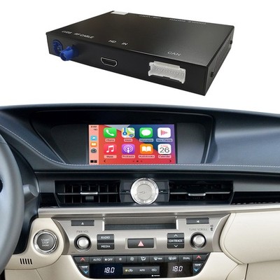 Wireless CarPlay Android Auto Retrofit Module Box For Lexus ES 2014-2019 Knob