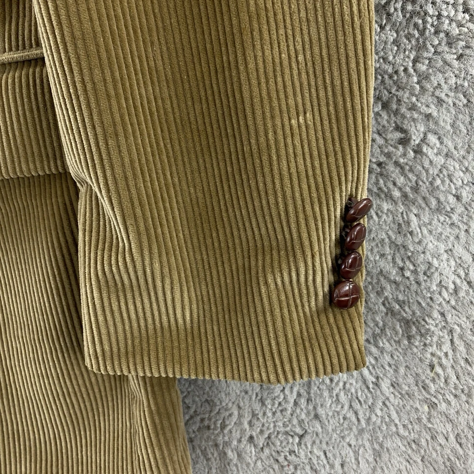 Blazer Chaps Ralph Lauren Vintage Pana Para Hombre 41 Alto Beige Abrigo Deportivo Algodón Foto 2 de 4