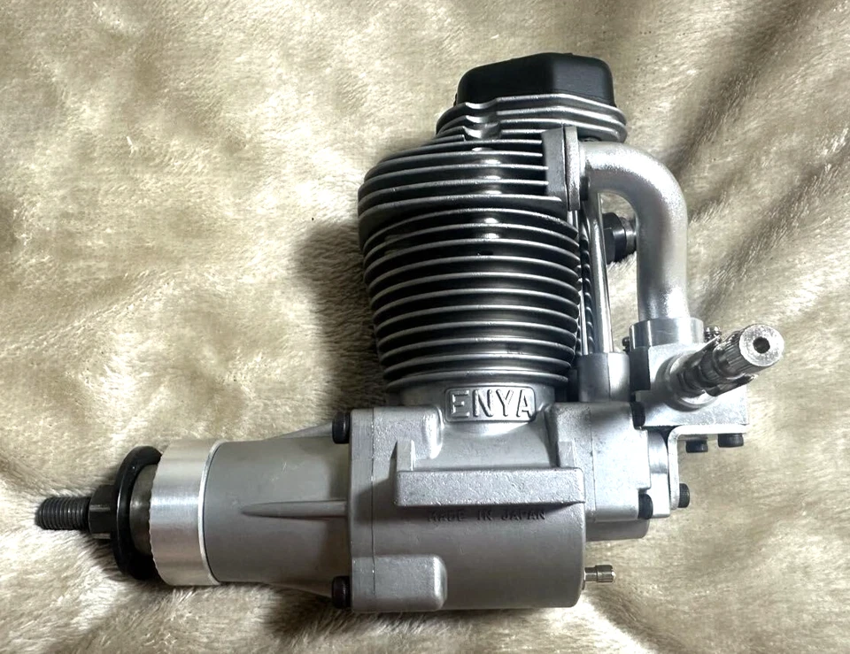 Enya R120-4C 19.93cc 4 cycle glow engine with muffler for R/C airplane Excellent - Image 2 of 4