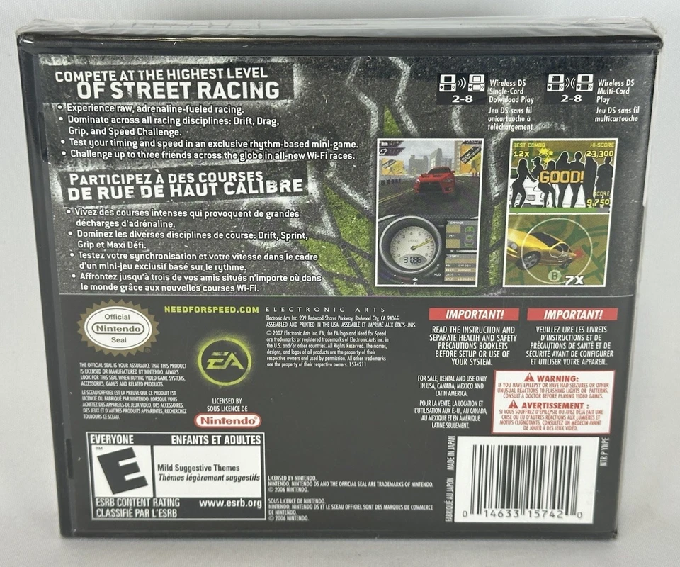 NEED FOR SPEED PRO STREET - NINTENDO DS *BRAND NEW & SEALED* - Image 2 of 2