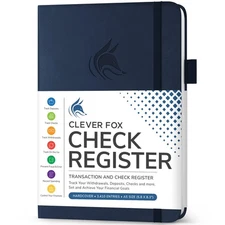 Check Register Book - Deluxe Transaction Register, Accounting Ledger Book, Ch...