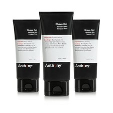 Sensitive Skin Shave Gel - Non-Foaming, Soothing Cream with Aloe Vera Eucalypt