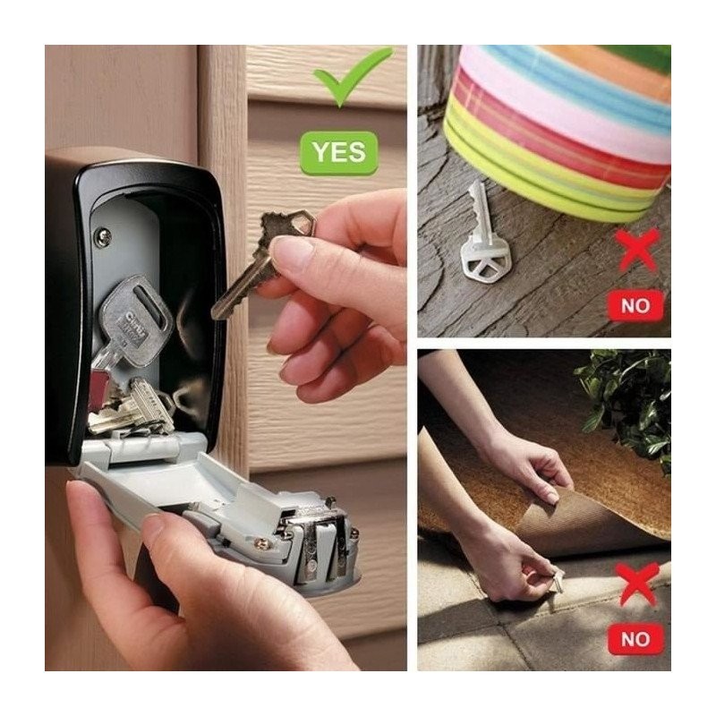 Boite a cles Master Lock M blanche pour rangement securise - 2