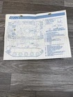 Vintage GI Joe MOBAT Battle TANK Blueprints Instructions 1982 Orginal Hasbro