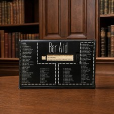 Vintage Bar Aid Drink Recipe Selector, Working Cocktail Guide Barware Display Pi