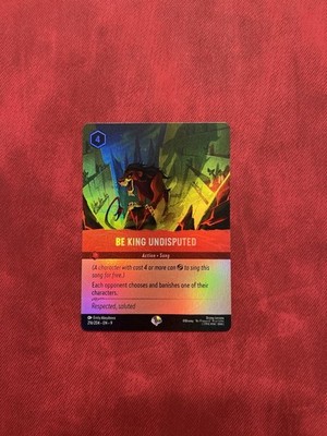Disney Lorcana Fabled Be King Undisputed (Epic) 216/204