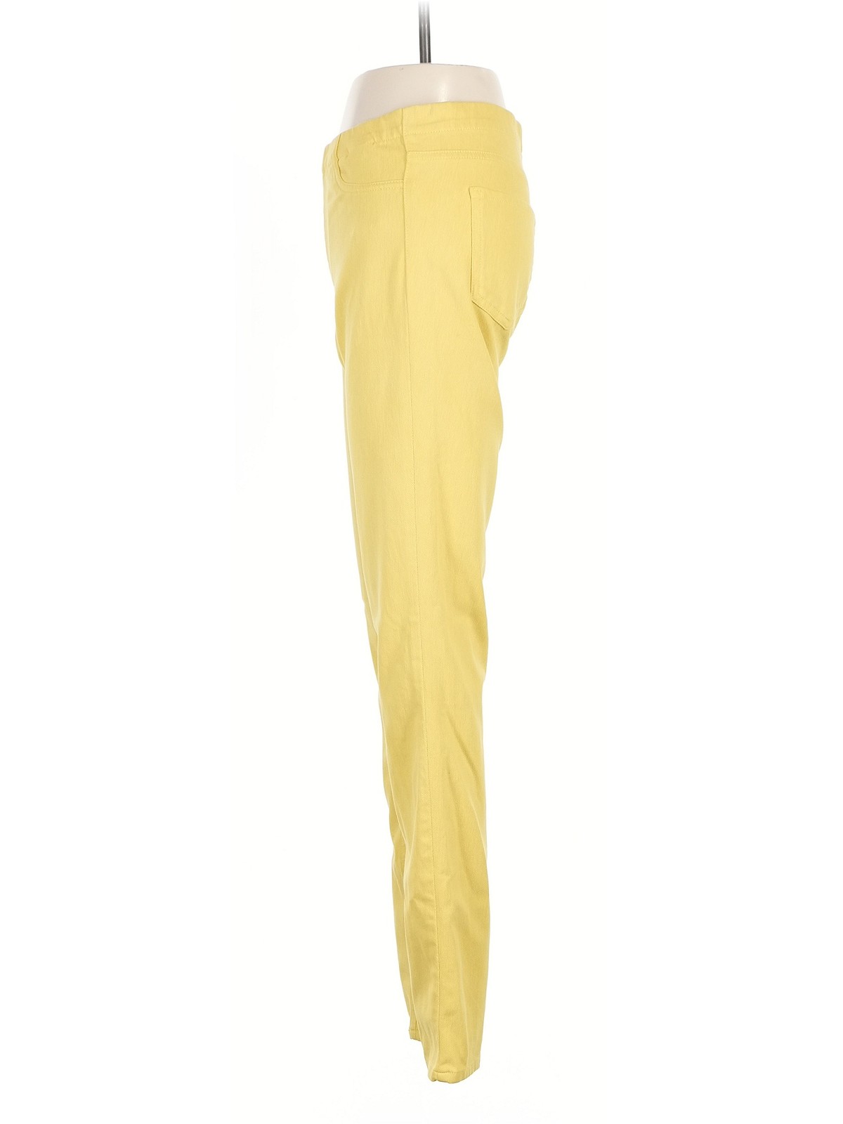 Uniqlo Women Yellow Casual Pants S thumbnail 4