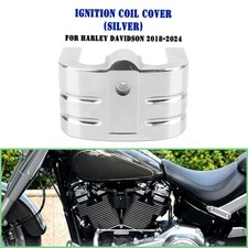 Motorcycle Ignition Coil Cover For Harley Davidson Softail 2018-24 Chrome A