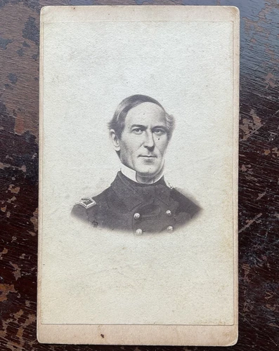 Civil War Union Admiral Farracut CDV Portrait Photograph