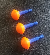 Custom Micronauts Galactic Warrior Three Missiles Orange Blue PLA Mego New