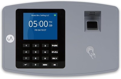 uAttend BN6700 Biometric Fingerprint Time Clock LAN RFID Cloud Attendance System
