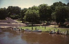 Bainbridge, Georgia GA Riverfront Park Chrome Original Vintage Postcard