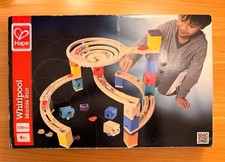 COMPLETE Hape Quadrilla Whirlpool Wooden Toy Marble Run - 106 piece
