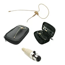 OSP HS-09 Tan Ear Hanging Headset Earset Mic for Beyer Wireless Beltpack Systems