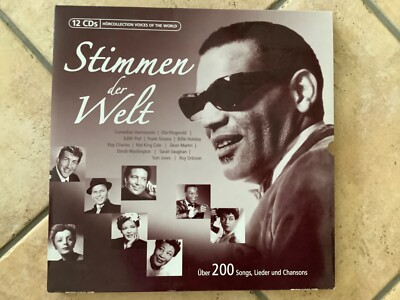 CD-BOX Ella Fitzgerald, Edith Piaf, Ray Charles a.o. Stimmen der Welt Tandem
