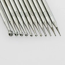 Dental Operative Bur Tungsten Carbide HP Round Straight Taper Fissure Low/Slow