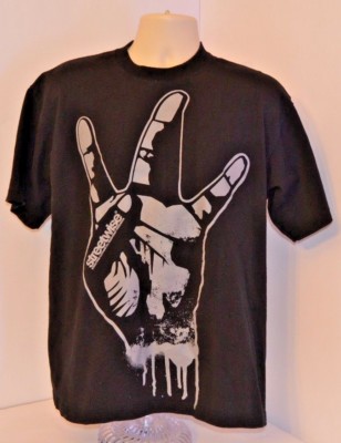 Streetwise West Side Coast RAP T-shirt Black Crew Neck Mens L OG Made in USA EUC