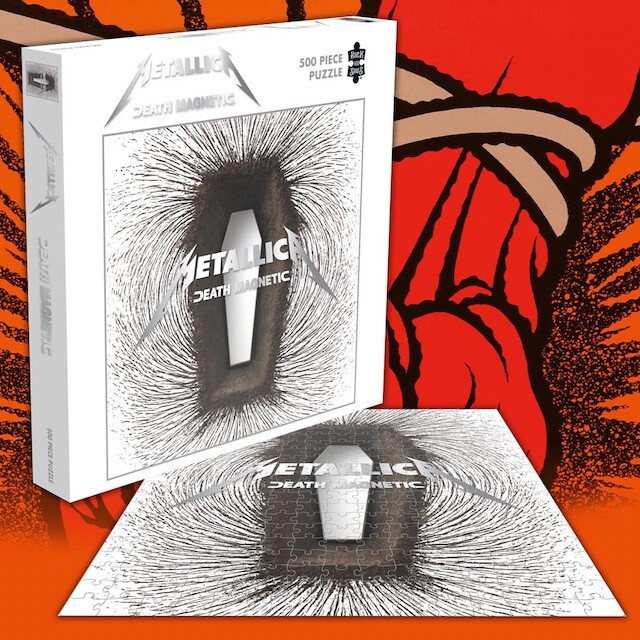 Puzzle musique Rock Saws Metallica Death Magnetic album 500 pièces scellé