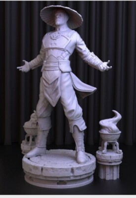 Raiden Mortal Kombat 1/16 Scale Resin 3d printed model kit
