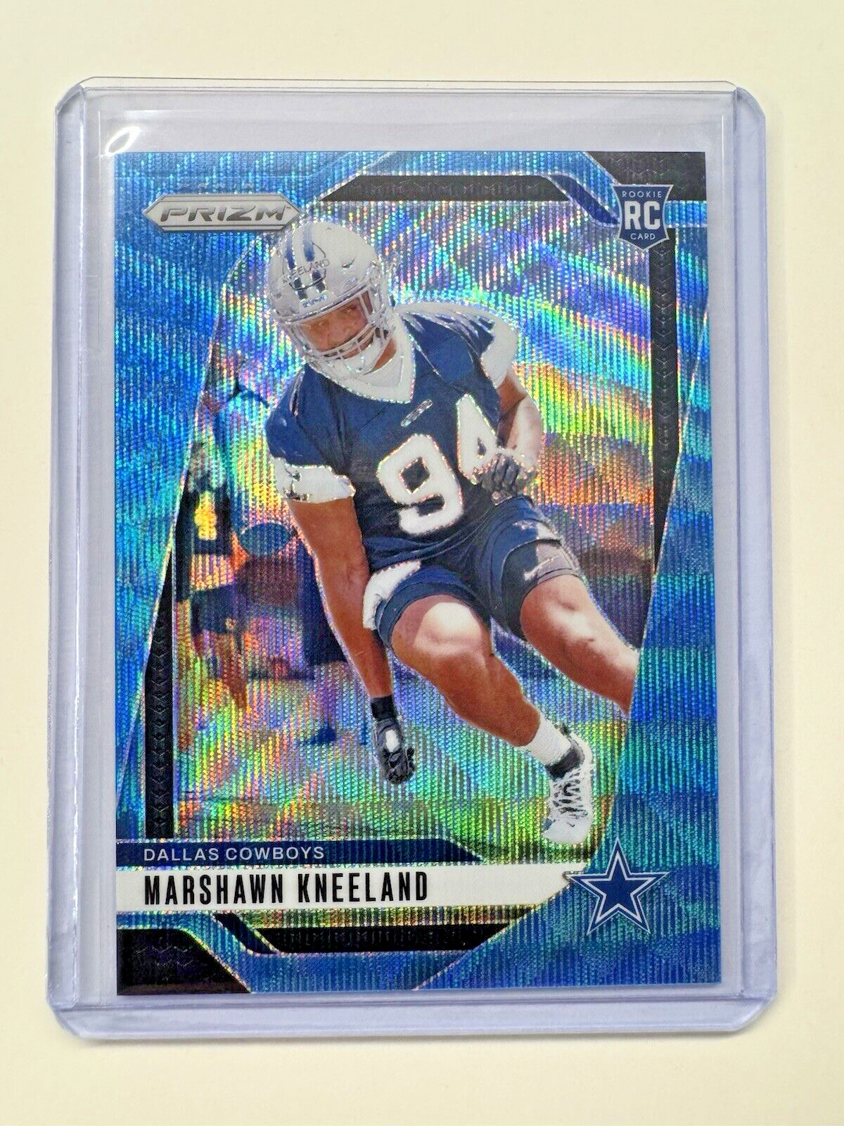 2024 Panini Prizm Marshawn Kneeland RC Blue Wave #/230 Dallas Cowboys