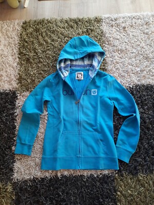 Burton Hoodie Jacke mit Kapuze Gr. M 38 blau angenehm weiche Qualität TOP