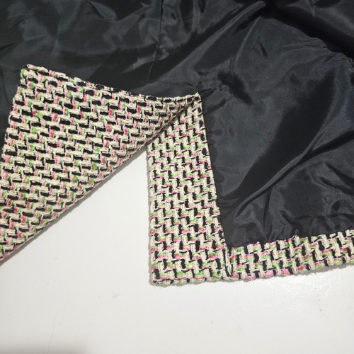 Talbots Size 8 Classic Tweed Jacket Blazer Multicolor Button Front 3/4 Sleeves - Imagen 11 de 12