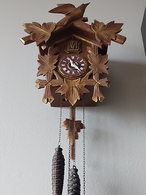 cuckoo clocks vintage working - 1970's - Black Forect - Made in West Germany 