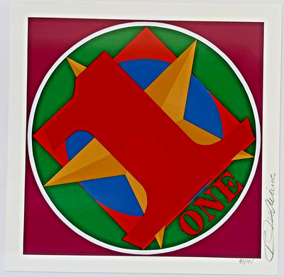Robert Indiana - One (from The American Dream), 1997, Handsigniert