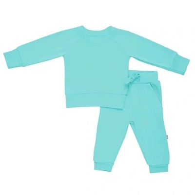 NEW Kyte Baby Bamboo French Terry Jogger Set in RETIRED Robin Print (12-18mo)