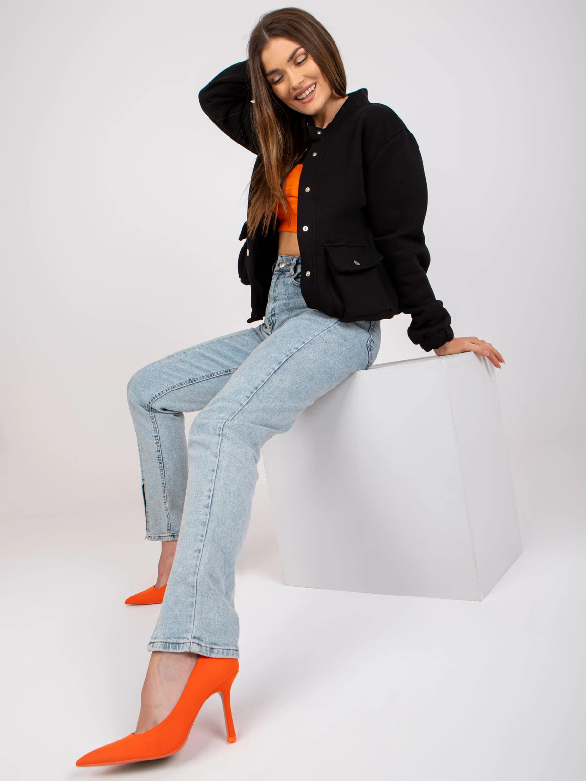 VETEMENTS Felpa da donna con cappuccio maglietta pullover